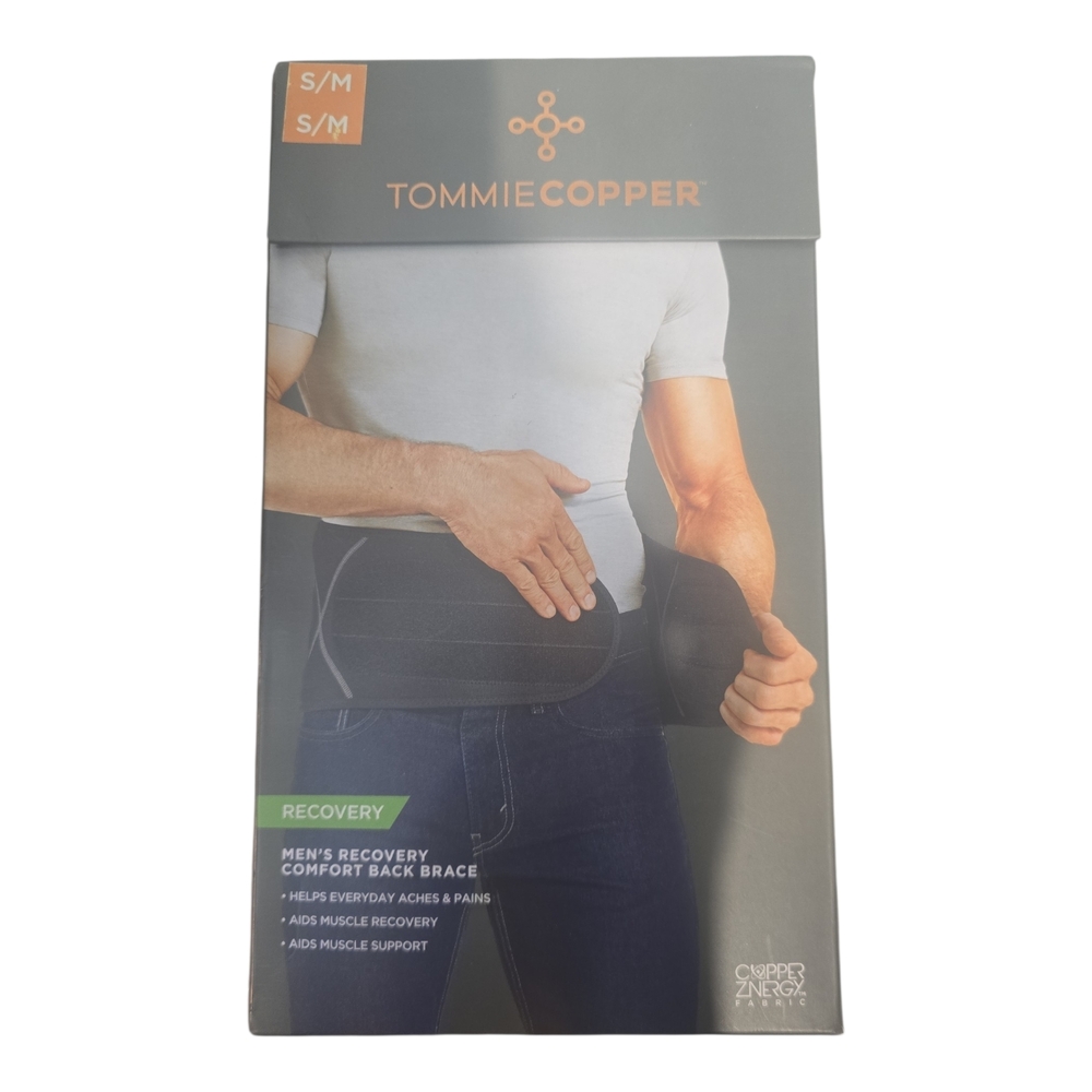 Tommycopper Men's Recovery Comfort Back Brace - Black